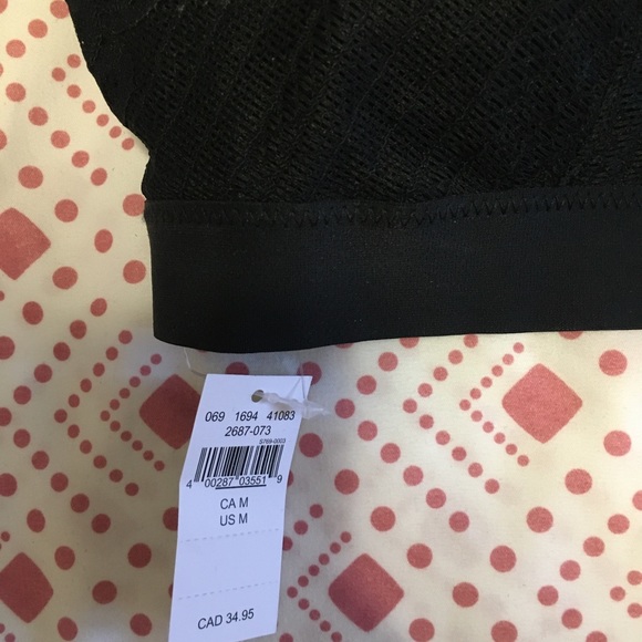 Aerie Black Mesh Lace Bralette - Picture 3 of 4